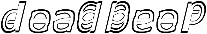 Ambigram for deadbeef in Verdanai